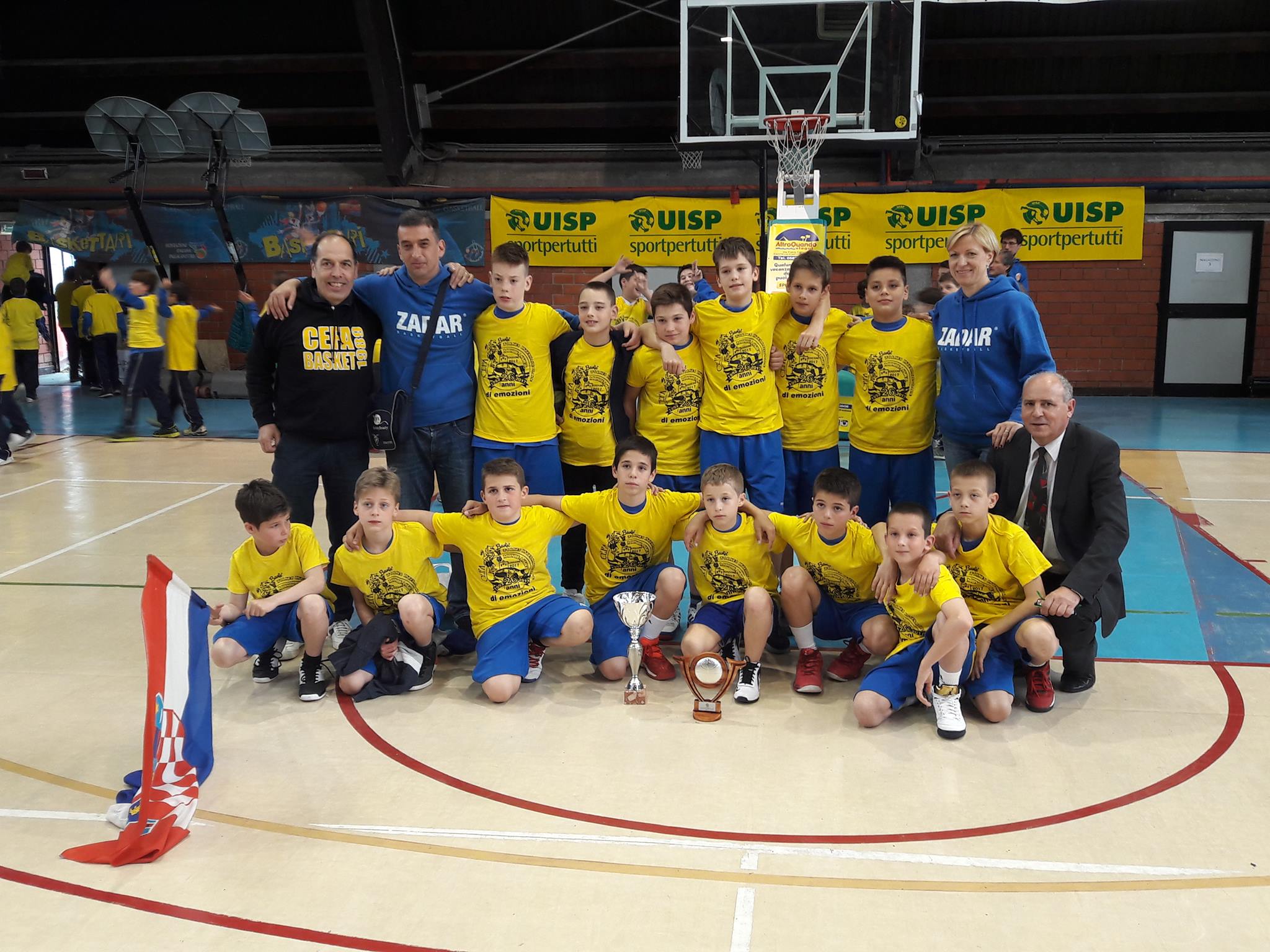Škola košarke Zadar druga u Italiji