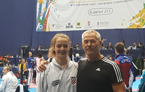 Ariana Oreč peta na EP u taekwondou za kadete u Budimpešti