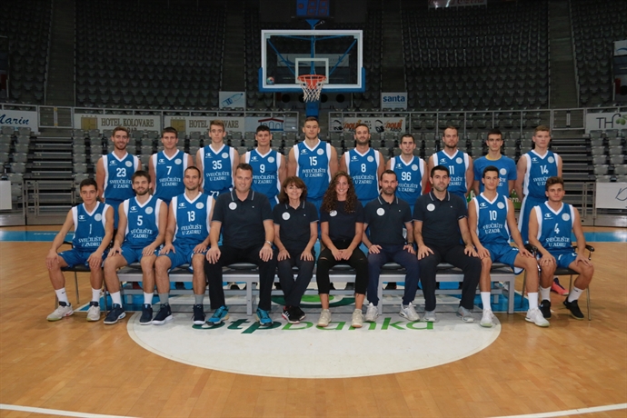 Premijerni nastup košarkaške ekipe Sveučilišta u Zadru u Drugoj muškoj ligi