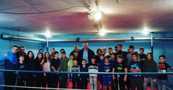 Željko Mavrović posjetio Boksački klub Ares