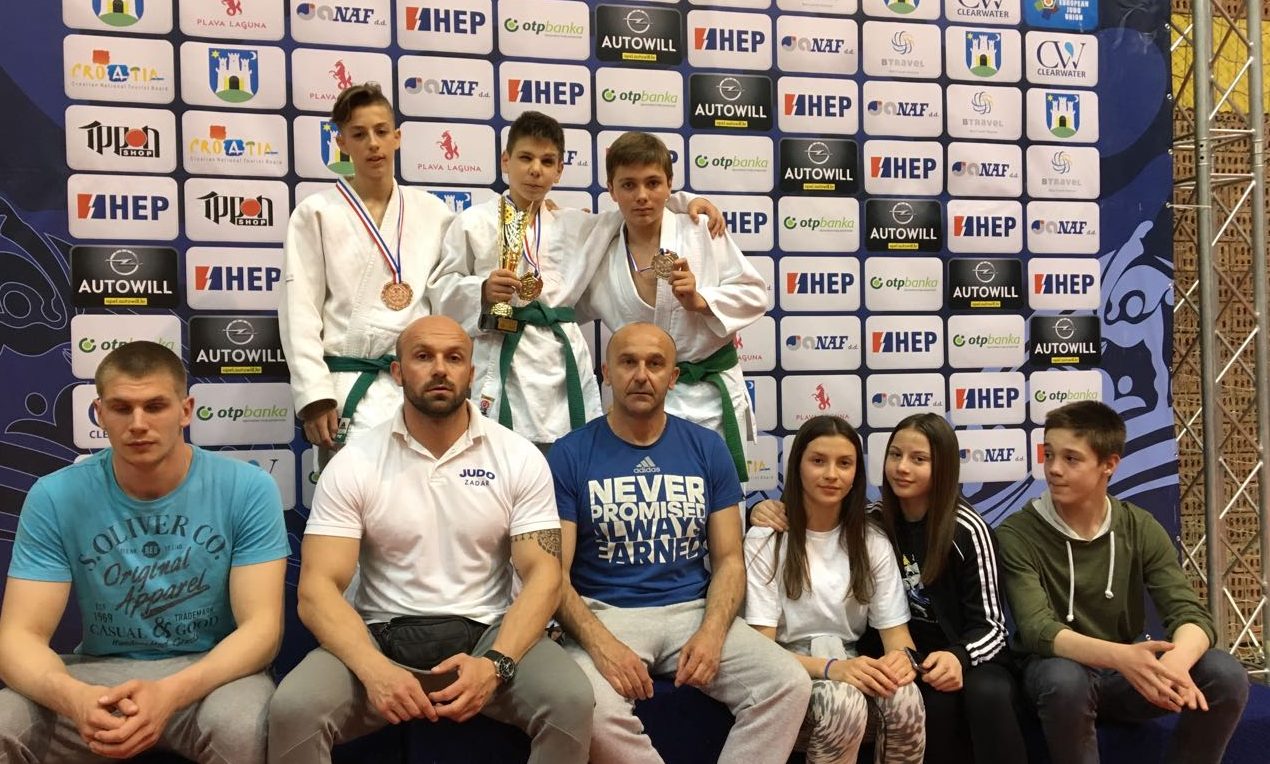 Judo klub Zadar: Zlato, srebro i dvije bronce Zadrana na PH za juniore