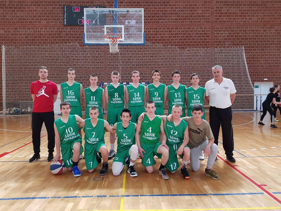 Pretkadeti KK Sonik Puntamika među osam u državi