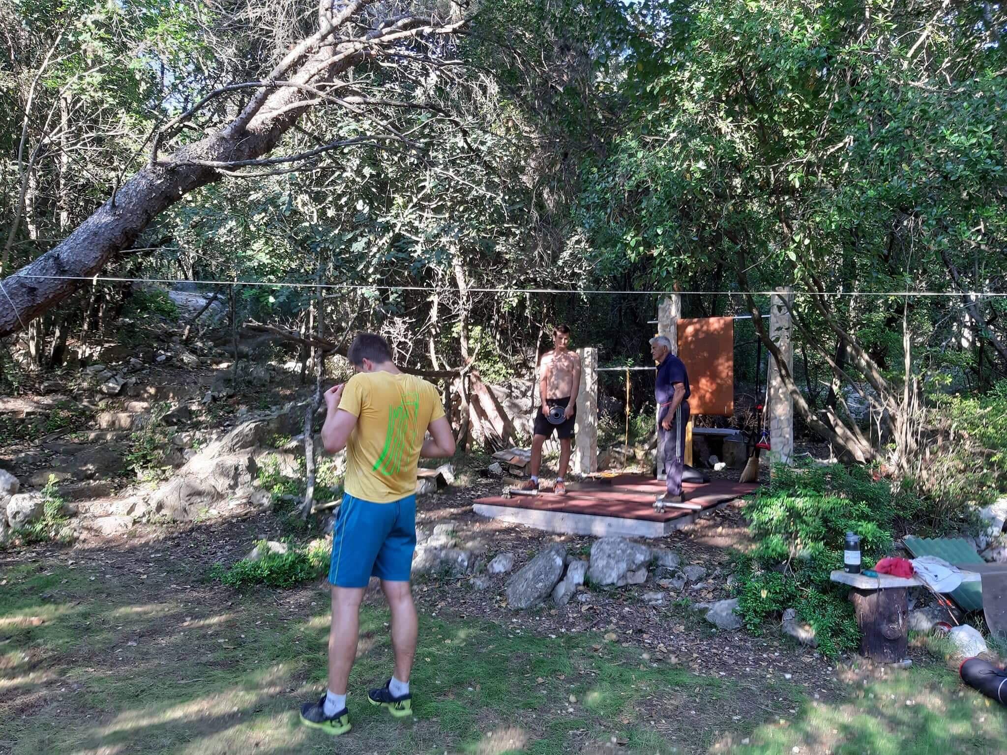 Samuel i Elias Kolega na Mljetu treniraju pod budnim okom Ante Kostelića