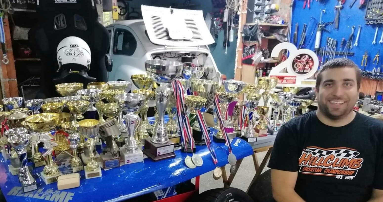 Natanael Petrov sa svojom “plavušom” prvak Hrvatske na brdskim stazama