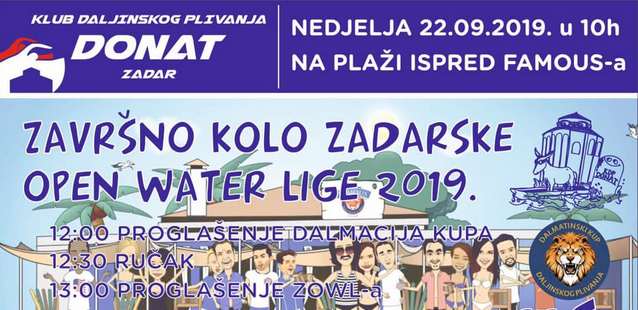 Završno kolo zadarske open water lige