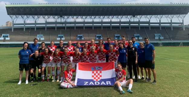 Miletić, Jaklin i Adamović sa ženskom nogometnom reprezentacijom Hrvatske U-19 gostovali u Kini