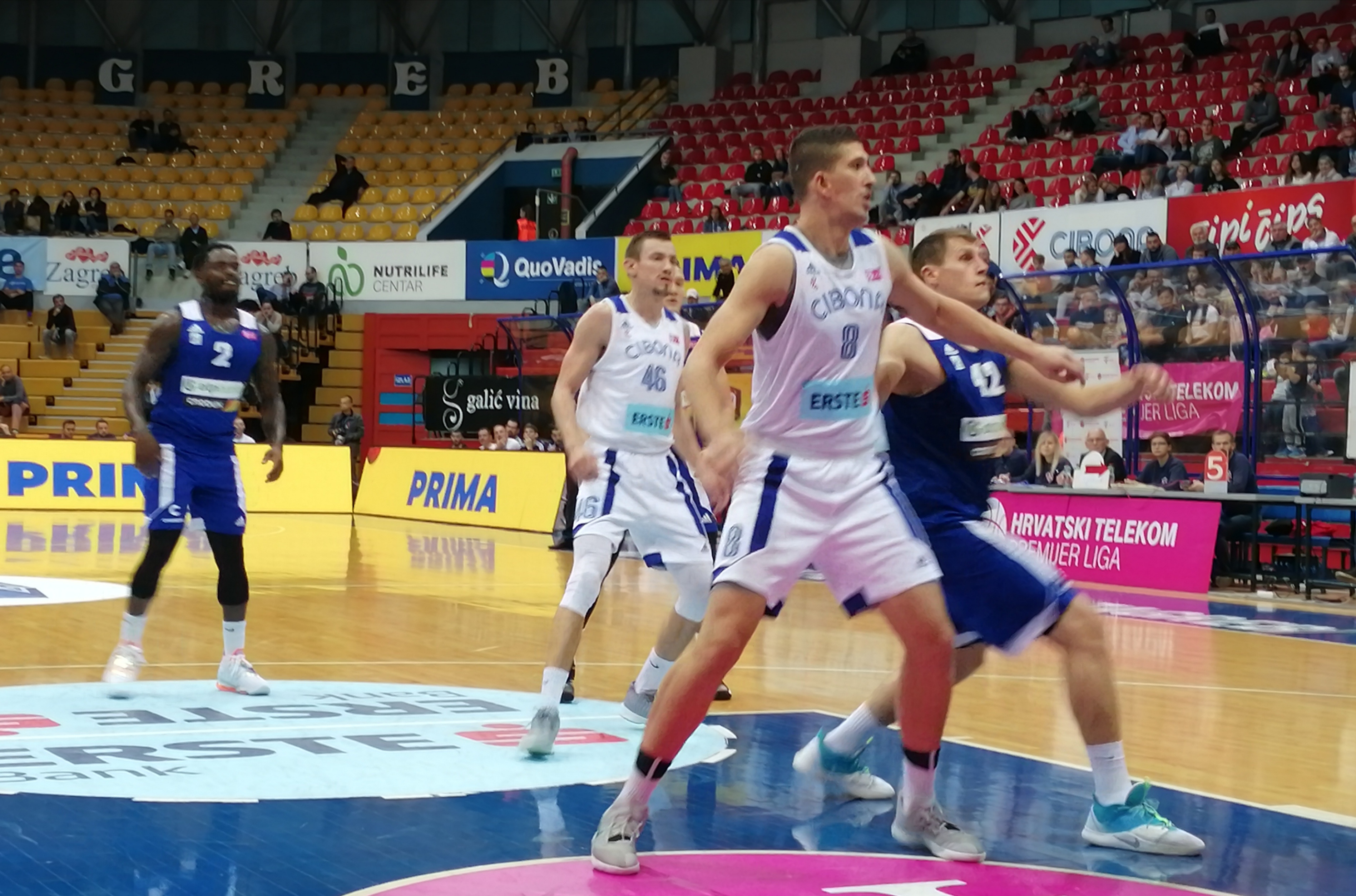 Cibona uvjerljivo porazila Zadar. Raspad sistema u trećoj dionici.