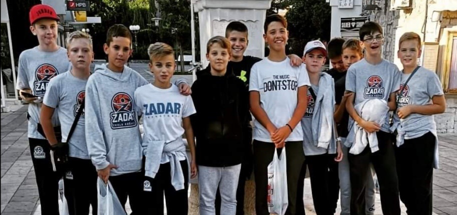 Škola košarke Zadar godište 2007. izborila Final four basket 4 kids natjecanja