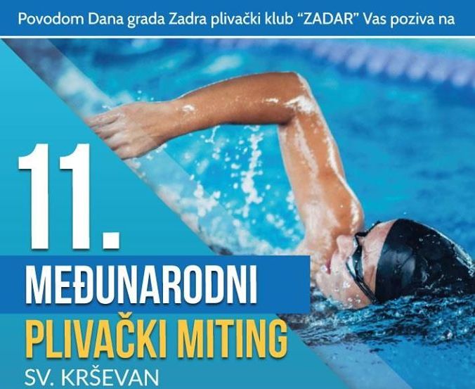 PK Zadar domaćin 11. Međunarodnog mitinga “Sveti Krševan”