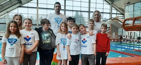 PK Zadar: Odlično Regionalno prvenstvo Hrvatske za početnike, 6 odličja najmlađih plivača, 2 zlata i srebro za Filipa Župana