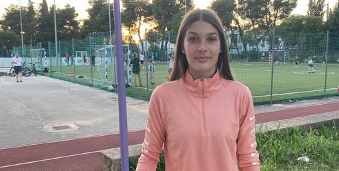 Veronika Šokota svestrana i nadarena atletičarka AŠK-a Zadar, najuspješnija je mlađa juniorka u 2020. godini