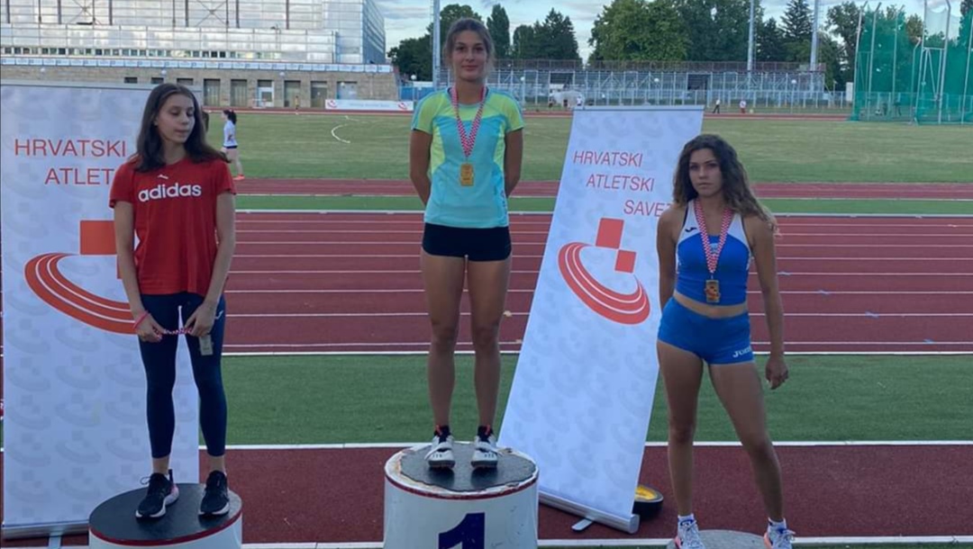 Veronika Šokota (AŠK Zadar) juniorska prvakinja Hrvatske u bacanju koplja