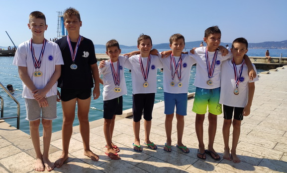 PK Jadera: 25 medalja sa Županijskog prvenstva “Ljeto 2020”