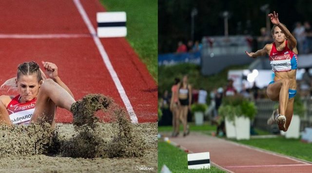 Borović prvakinja Hrvatske u skoku u dalj, Gašparović druga