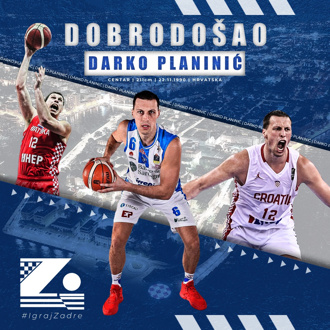 SADA JE I SLUŽBENO Darko Planinić novi je centar KK Zadar