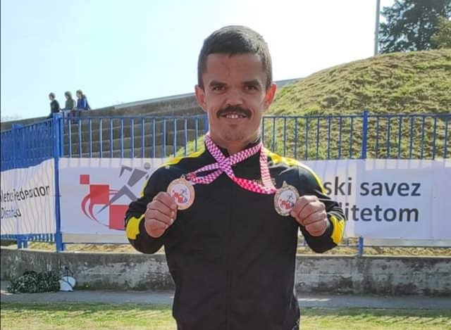 Dvije srebrne medalje Vladimira Gašpara na paraatletskom PH u Puli