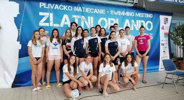 ZLATNI ORLANDO Sedam odličja plivača Zadra u Dubrovniku
