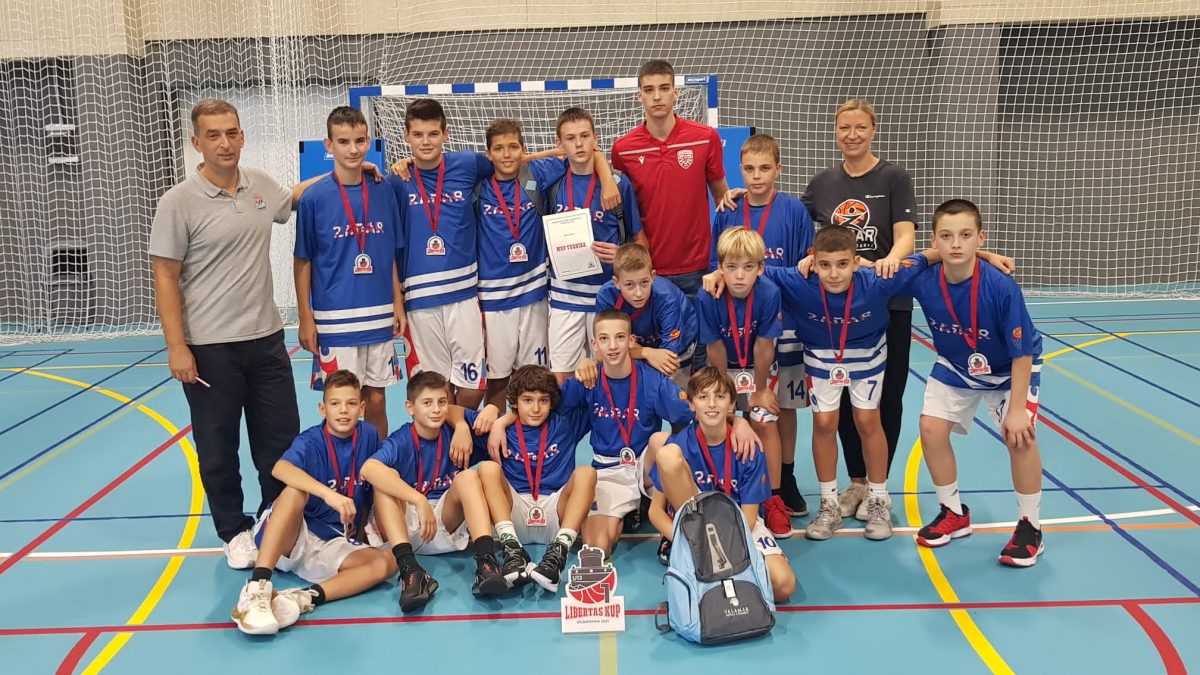 LIBERTAS KUP 2021 Prvo mjesto Škole košarke Zadar U-13