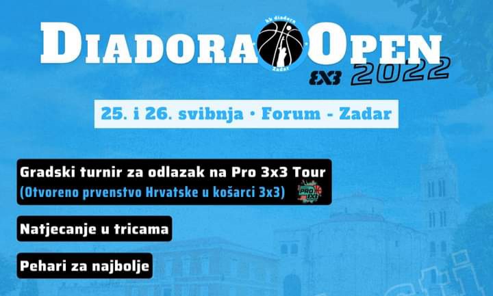 KK Diadora na Forumu organizira četvrti  FIBA 3×3 “Diadora Open”