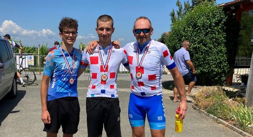 BICIKLISTIČKI KLUB ZADAR Luka Škara i Robert Buterin cestovni prvaci Hrvatske