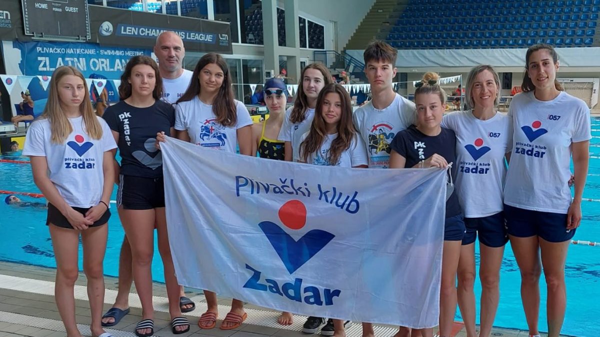 6 odličja za plivače Zadra s Međunarodnog natjecanja Zlatni Orlando u Dubrovniku