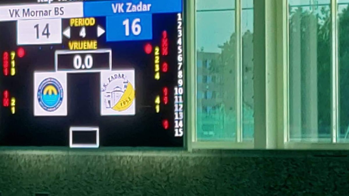 Juniorima VK Zadar na putu u polufinale Kupa stoji splitski POŠK 1937