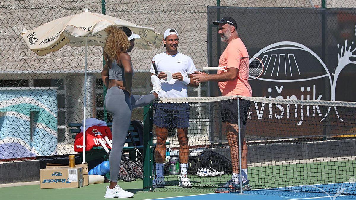 SVJETSKA ZVIJEZDA Venus Williams trenira u ŠC Višnjik