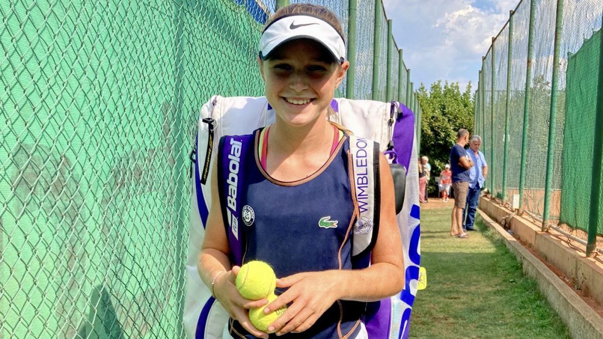 Aleksandra Kardum iz TK Zadar 08 u četvrtfinalu turnira u Podgorici