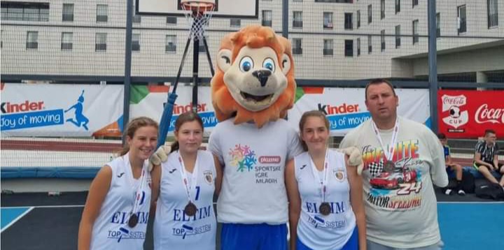 ŽKK ZADAR PLUS Treće mjesto za cure na završnici 3×3 Sportskih igara mladih