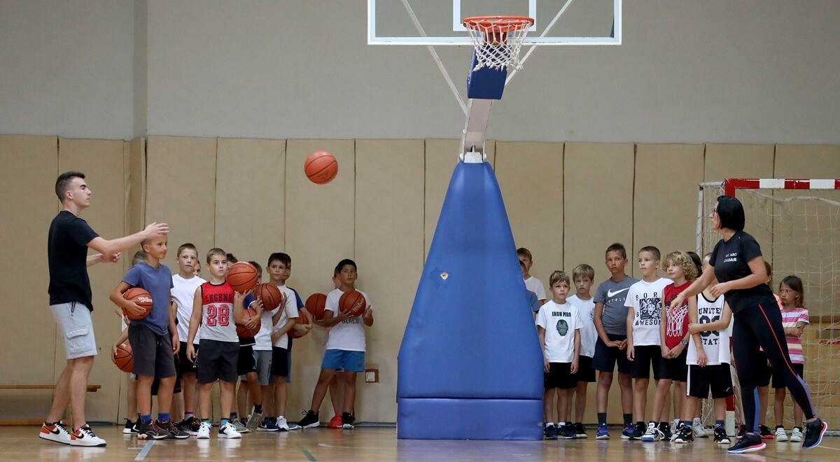 KOŠARKAŠKI KLUB ABC Na Višnjiku u tijeku kamp Krešimira Ćosića