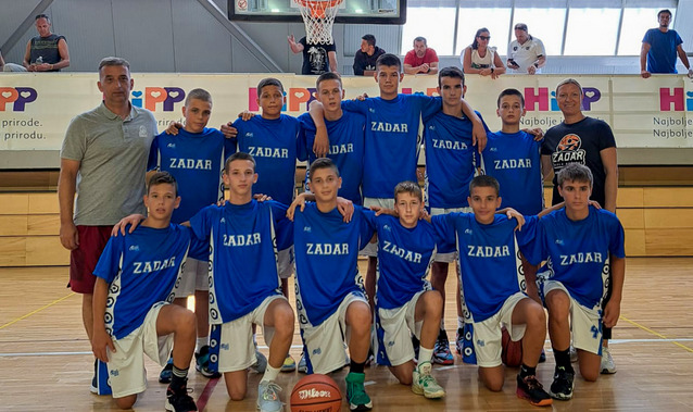 Peto mjesto Škole košarke Zadar U-13 u Glini!