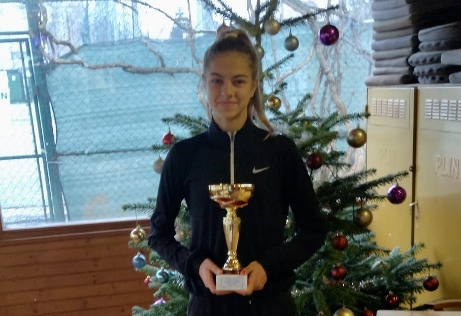 Marija Marcelić iz TK Zadar 08 na Otvorenom dvoranskom prvenstvu u Zagrebu  