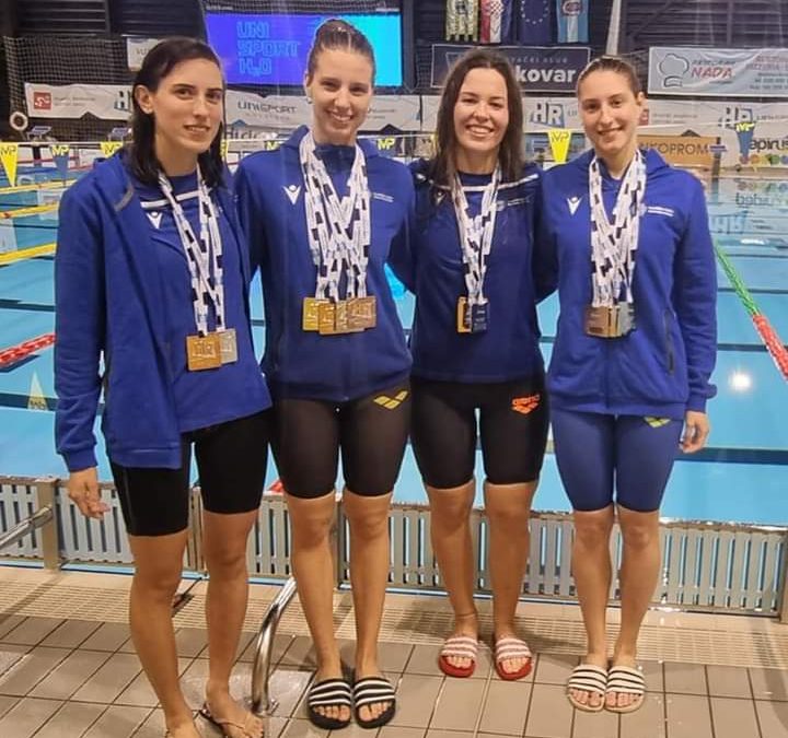 UNI SPORT ZD Hana Sivec osvojila pet a Ana Burazer četiri medalje