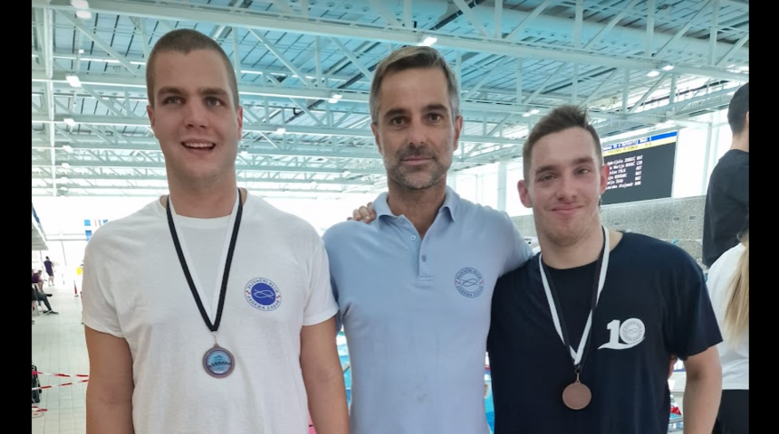 PKOI JADERA Mihovil Ninčević i Josip Gregov uzeli četiri medalje na 3. Međunarodnom festivalu plivanja za osobe s invaliditetom
