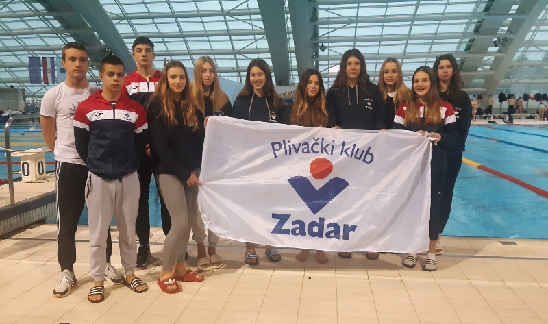 PLIVAČKI KLUB ZADAR Rita Herceg zvijezda zimskog Prvenstva Hrvatske, 5 medalja i poziv u reprezentaciju