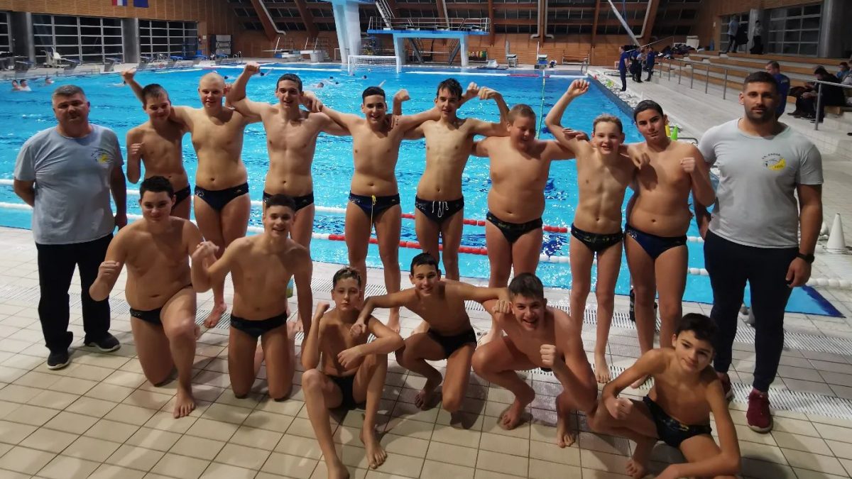 Kadeti VK Zadar na otvaranju polufinalnog turnira PH bolji od Cavtata!