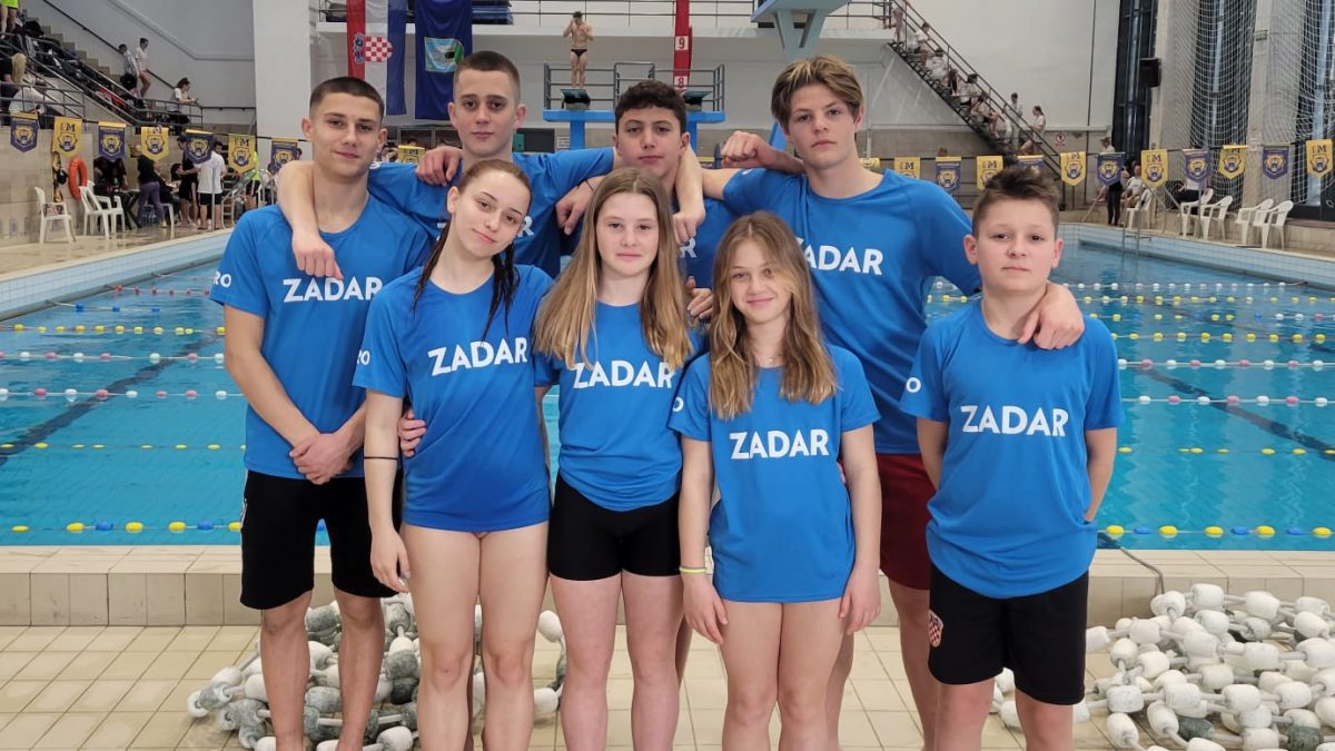 KSV ZADAR Osamnaest medalja na  prvenstvu Hrvatske za kadete i juniore