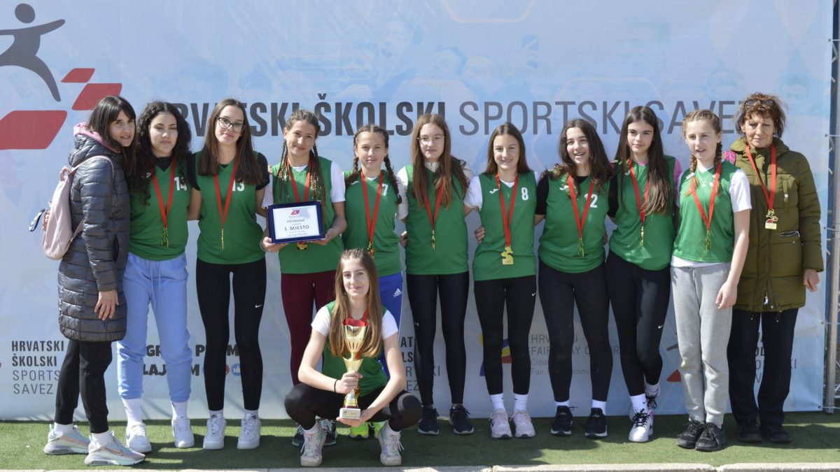 Učenice OŠ Smiljevac prvakinje Hrvatske u atletici