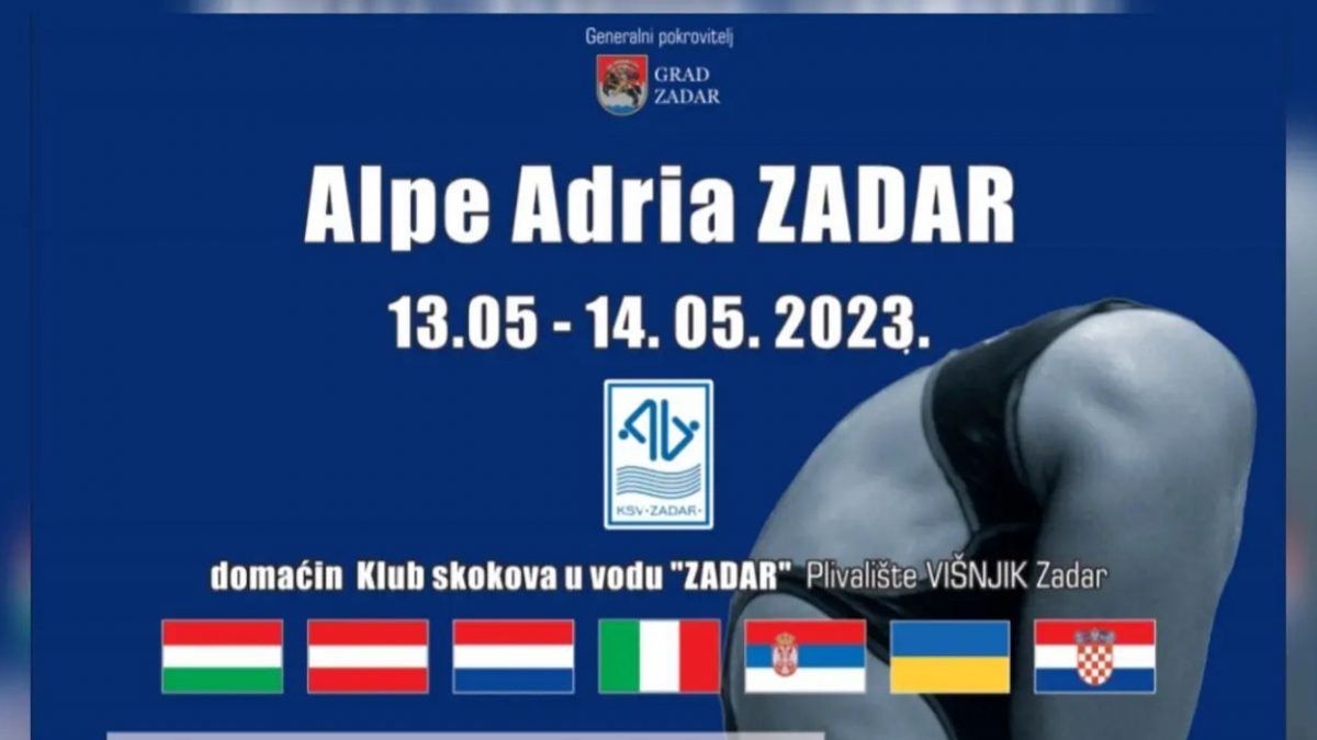 ALPE ADRIA ZADAR Petnaest medalja Kluba skokova u vodu Zadar