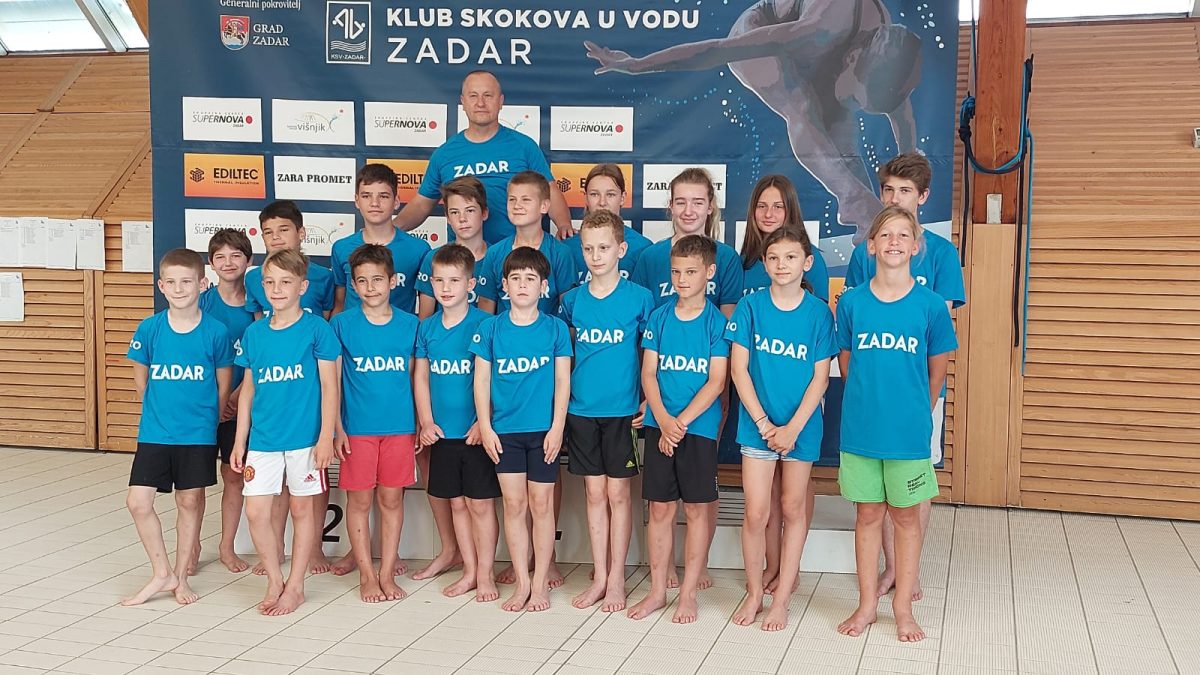 KSV ZADAR Održano završno kolo prvenstva škola grada Zadra u skokovima u vodu