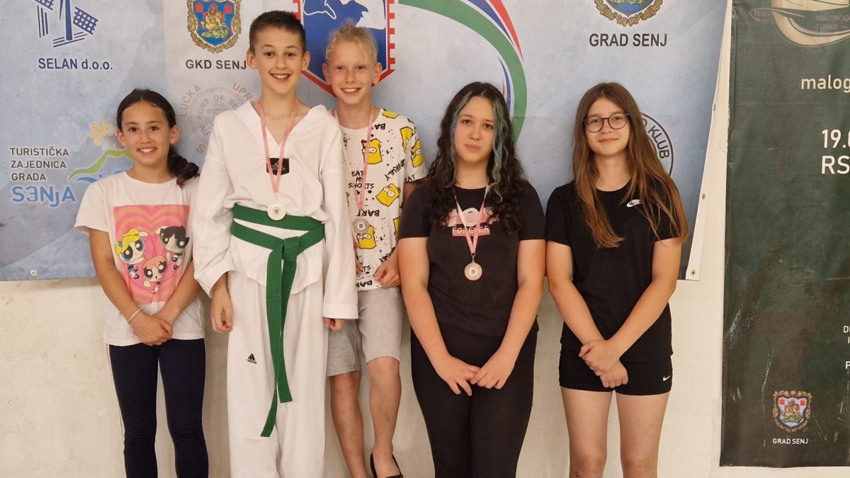 SENJSKI VITEZOVI Srebro i dvije brončane medalje predstavnika Taekwondo kluba Zadar