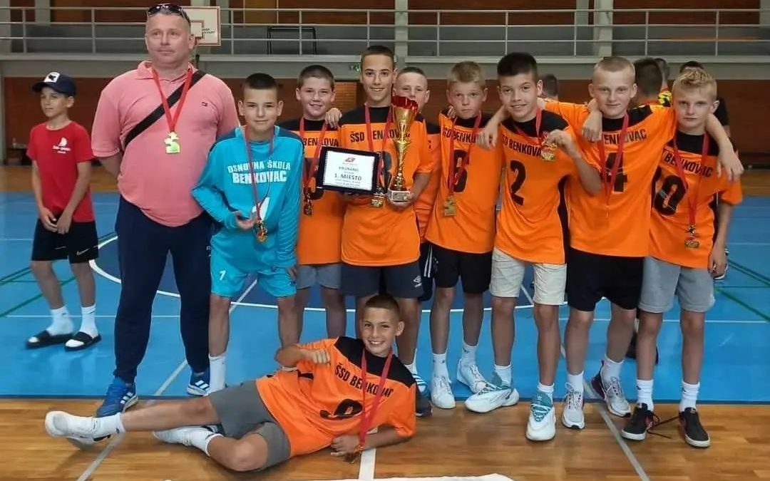 Učenici Osnovne škole Benkovac prvaci Hrvatske u futsalu za 5. i 6. razrede