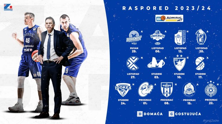 raspored-aba-2023-kkzadar - Sport023