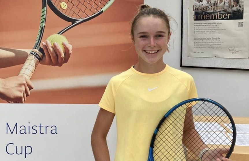 MAISTRA CUP VRSAR Aleksandra Kardum iz Teniskog kluba Zadar 08 zaustavljena u polufinalu