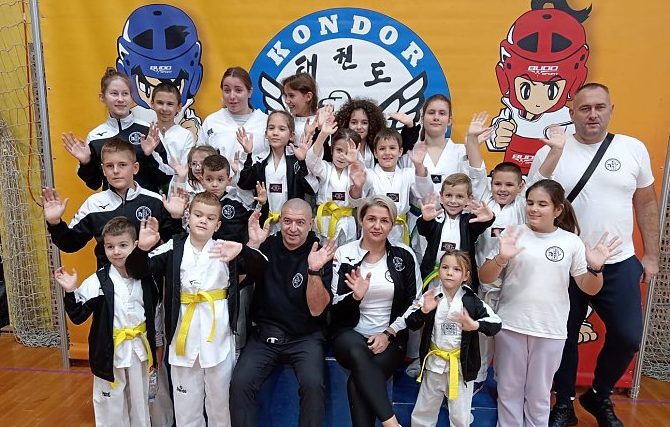 TAEKWONDO KLUB DONAT Tri zlata, pet srebra i četiri bronce na “Kondor Openu”