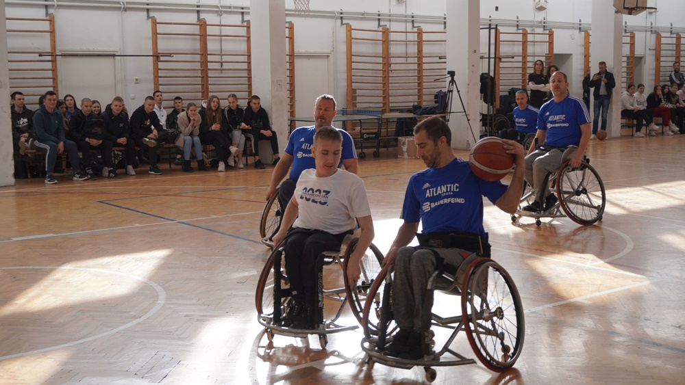 KKOI ZADAR Promocija košarke u kolicima i inkluzivne košarke u Zadru