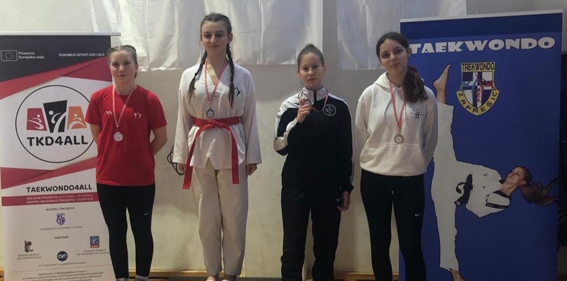 TAEKWONDO KLUB DONAT Katarina Vučićić brončana na Prvenstvu Hrvatske