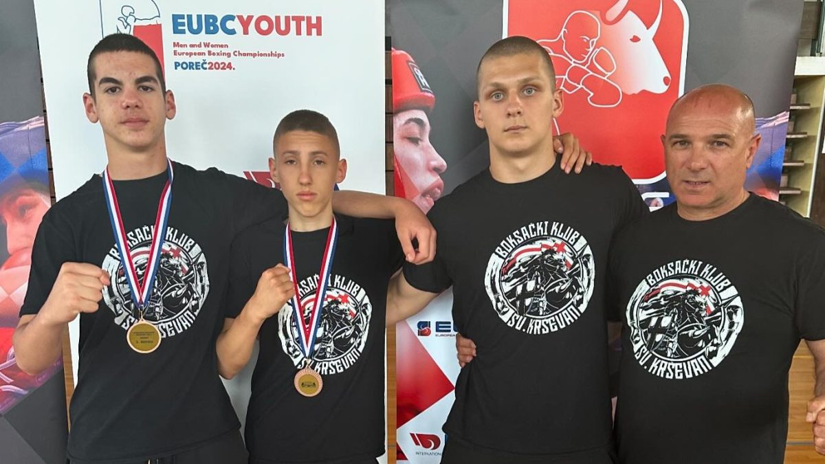 BOKSAČKI KLUB SVETI KRŠEVAN Brončane medalje na juniorskom PH u boksu osvojili su Karlo Knežević i Josip Kolđeraj!