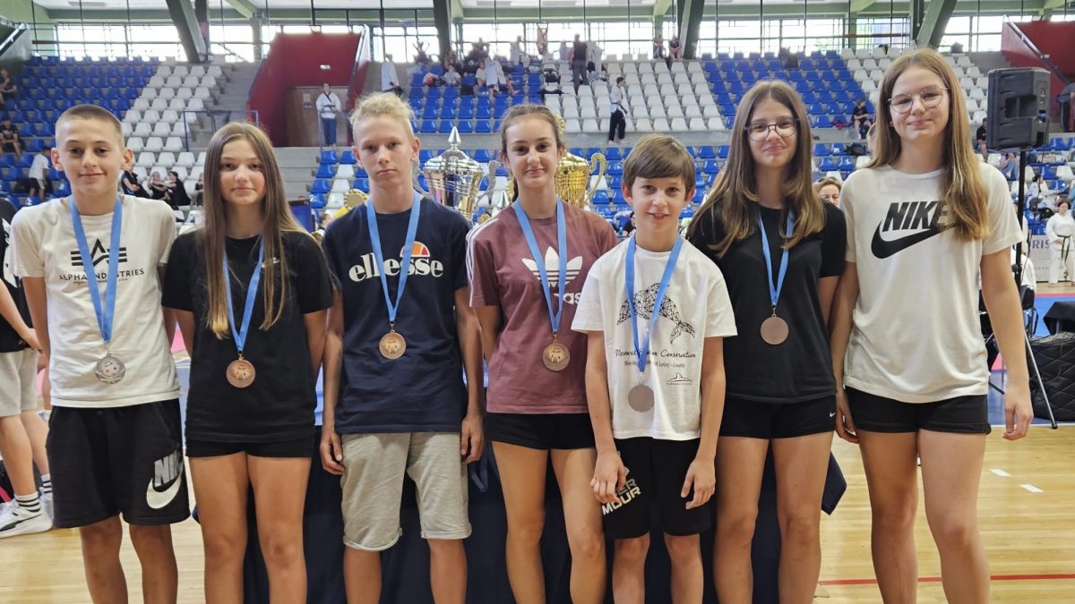 TAEKWONDO KLUB ZADAR Dva srebra i četiri bronce na “Karlovac Openu”