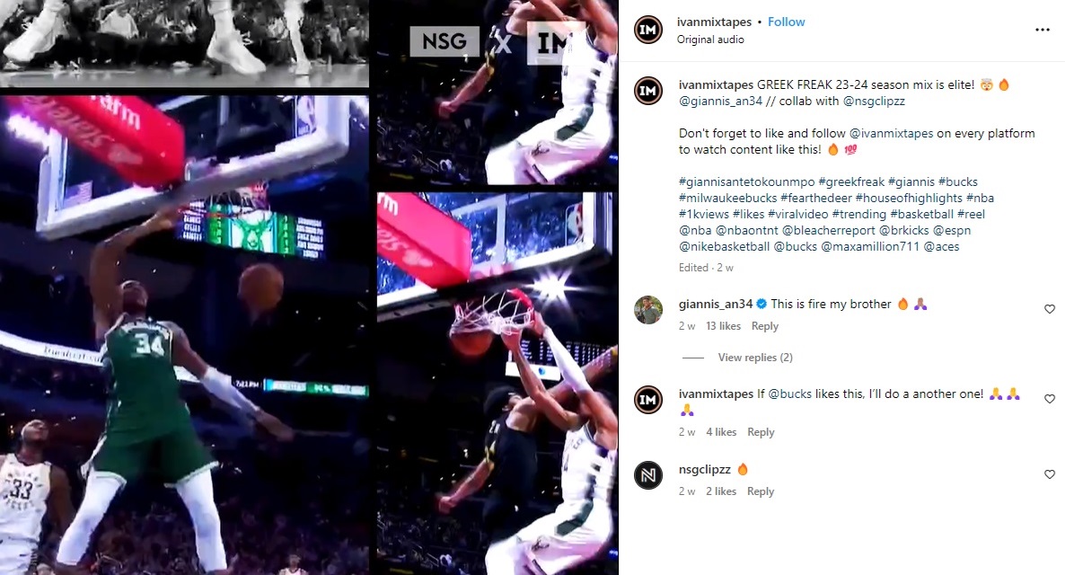 GIANNIS POHVALIO VIDEO ZADRANINA: “Ovo je vatra, brate!”
